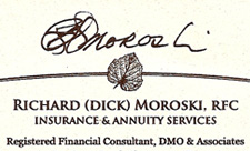 Richard Moroski, RFC Insurance & Annuity Services