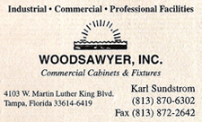 Woodsawyer Cabinets and Fixtures Tampa Bay Florida